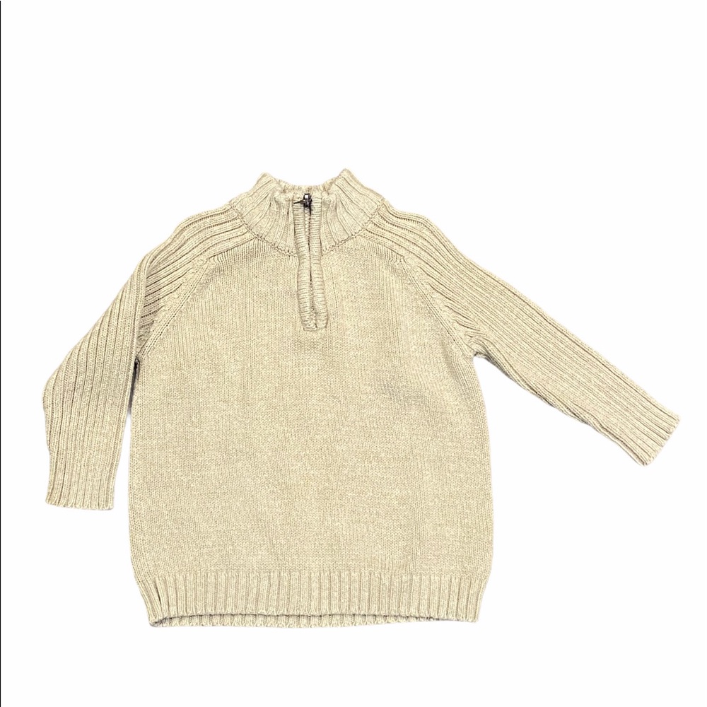 Children’s Place tan half zip sweater